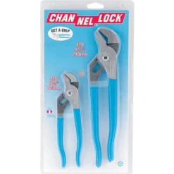 Channellock® 2 Pieces Tongue And Groove Straight Jaw Plier Set