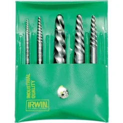 Irwin Hanson Irwin® Hanson® Spiral Screw Extractor Set, EX1-EX6, 6 Sizes
