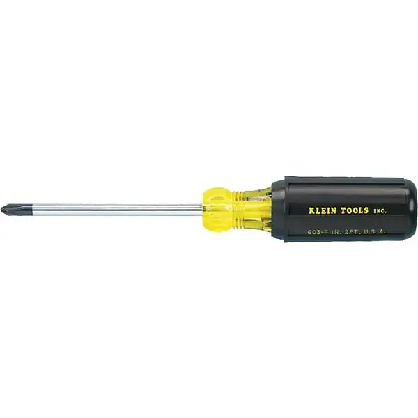 Klein Tools® Profilated® #1 Phillips-Tip Cushion Grip Screwdriver 1 Klein Tools® Profilated® #1 Phillips-Tip Cushion Grip Screwdriver
