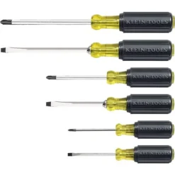 Klein Tools Cushion-Grip Screwdriver Set, 6 Piece