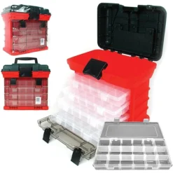 Trademark Global Trademark Tools™ 73 Compartment Storage Tool Box, 7 1/8" X 11" X 10 1/4"