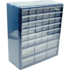Trademark Global Trademark Tools™ Deluxe 42 Drawer Compartment Storage Box, 17" H X 14 3/4" W X 5 1/4" D