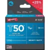 Arrow Fastener Arrow® T50® Type Staples, Heavy Duty, 9/16" 1250/Pk