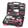 Apollo Tools Household Tool Kit Pink, 135 Piece (DT0773N1)