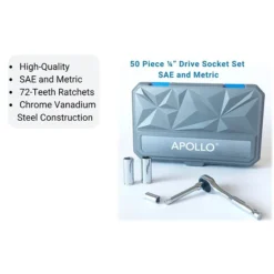 Apollo Tools Drive Socket Set (DT0004) -Hand Tools Shop sp143375038 s7