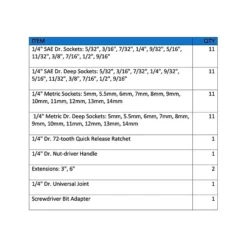Apollo Tools Drive Socket Set (DT0004) -Hand Tools Shop sp143375039 s7
