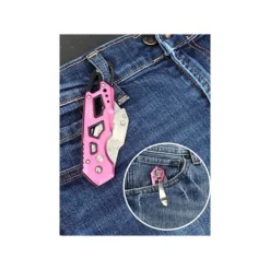 Apollo Tools Stainless Steel Foldable Utility Knife With Carabiner Clip And Fast-Change Blade (DT5017P) -Hand Tools Shop sp143375045 s7