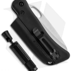 Tool Logic SL Pro 2 Folding Knife Firestarter W/ Flashlight (3" Satin Serr) SLP2 -Hand Tools Shop tool logic sl1 survival light knife whistle serr open